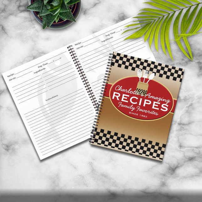 Family Favourites Personalised Recipe Notebook (Creator Uploaded)