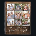 Family Favourites Photo Collage Recipe Book<br><div class="desc">This photo collage recipe book can be personalised with a family name making it a thoughtful gift idea for the family that loves to cook.

The photographs are for illustrative purposes and can be changed to your own.</div>