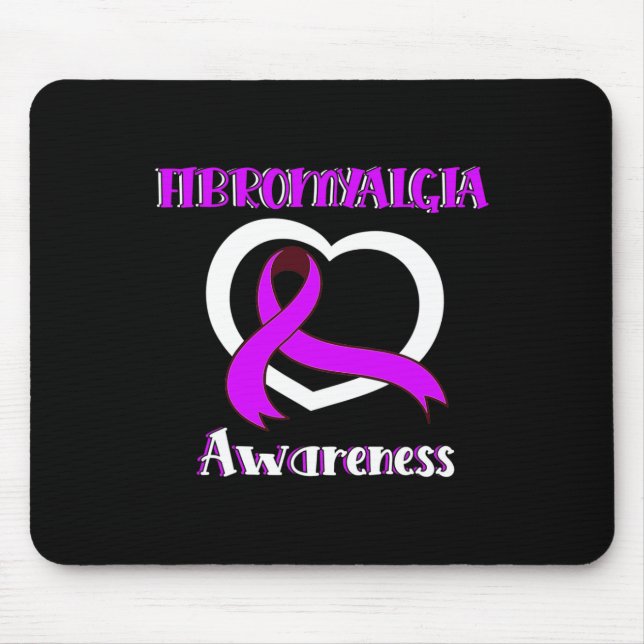 Family Fibromyalgia Awareness Chronic Pain Women W Mouse Pad (Front)