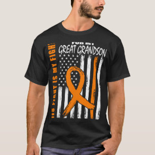 Family Fight Great Grandson Leukaemia Awareness US T-Shirt