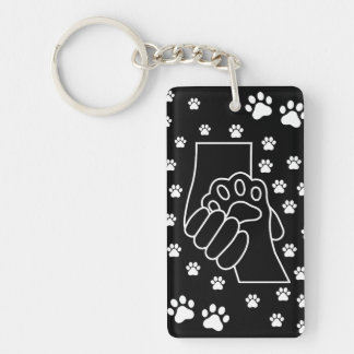 family fingerprints key ring