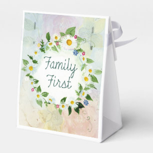 Family First Inspirational Quote Favour Box
