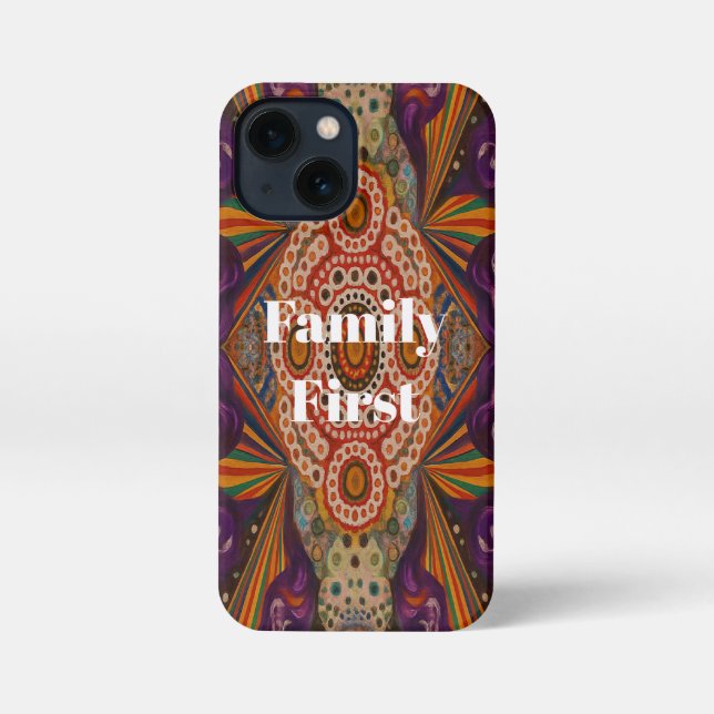Family First Quote Phone Cover – Protective iPhone (Back)