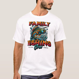 Family Fishing Crew - Custom Destination T-Shirt