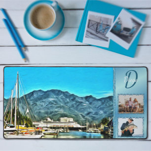 Family Fishing Marina Vallarta 0946 Desk Mat