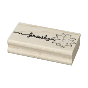 Family Floral Stamp