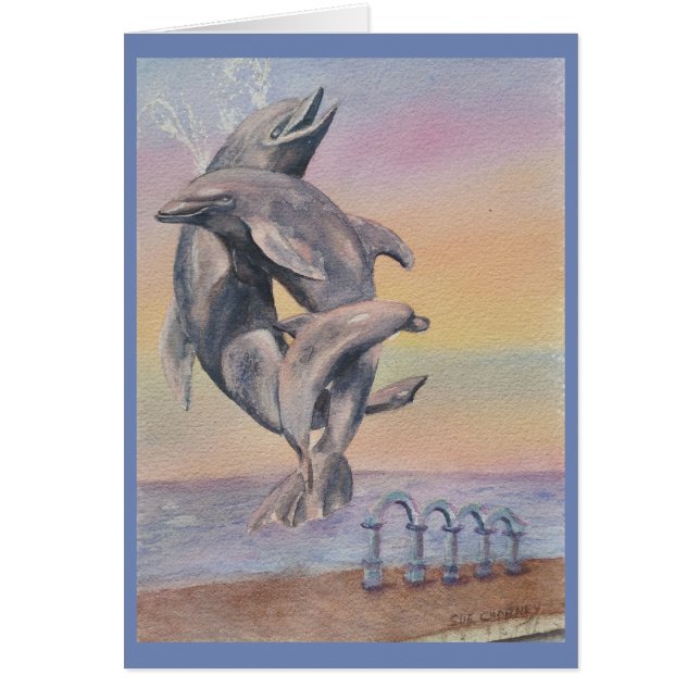 FAMILY FRIENDLY DOLPHIN STATUE (Front)