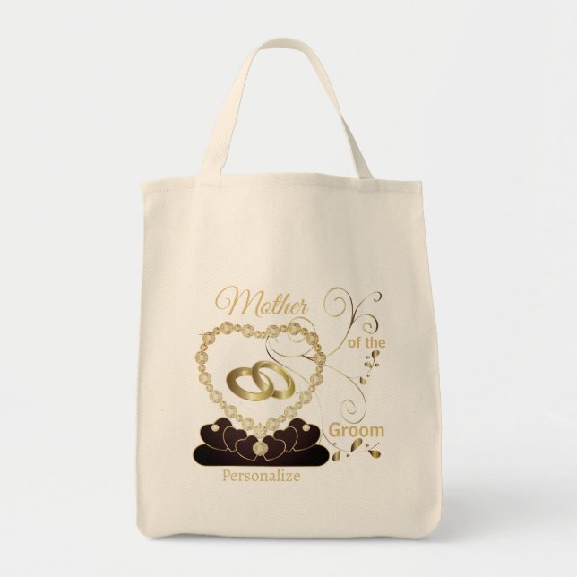 Family & Friends Bridal Wedding Party Tote Bag (Front)