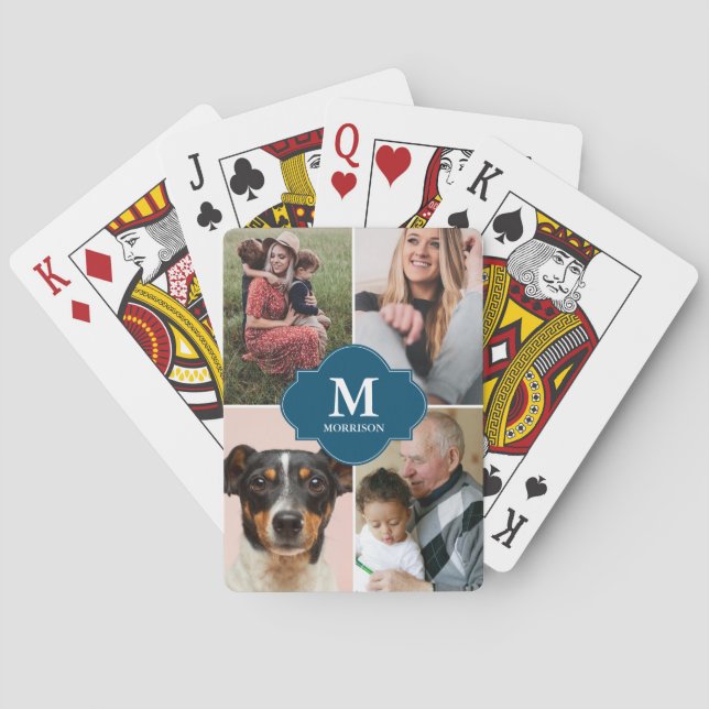Family Fun Deck: Personalised Family Photo Playing Cards (Back)