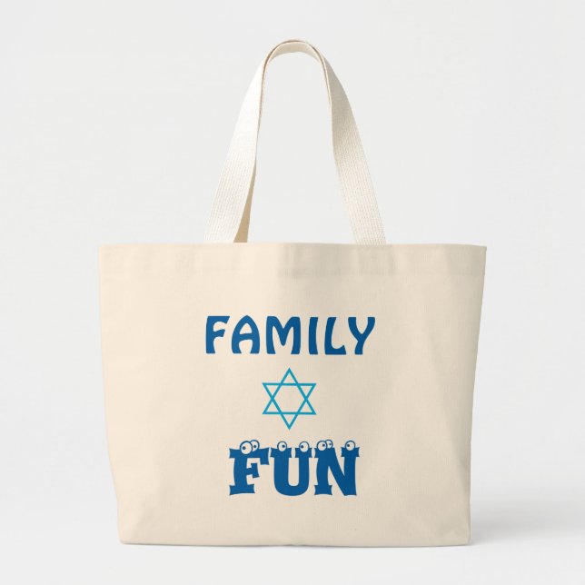 FAMILY FUN LARGE TOTE BAG (Front)