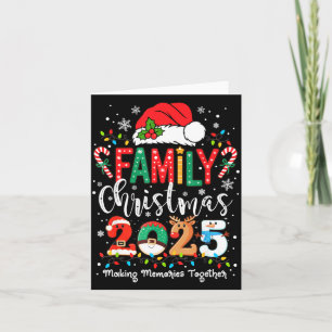 Family Funny Christmas Matching 2025 Santa Tee Paj Card