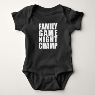 Family Game Night Champ Baby Bodysuit