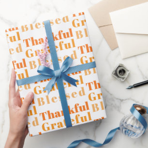 Family gathering Thanksgiving Dinner  Wrapping Paper