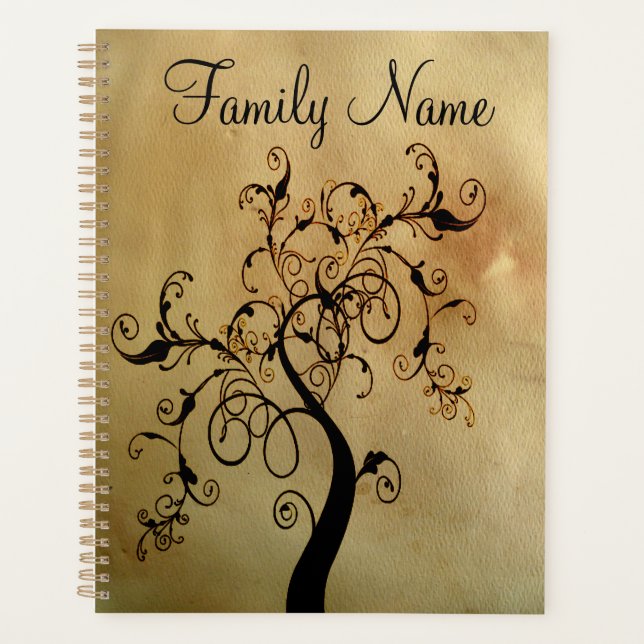 Family Genealogy Tree Planner (Front)
