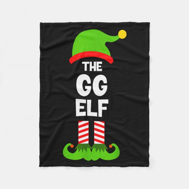 Family Gg Elf Christmas Matching Pajama Funny  Fleece Blanket (Front)