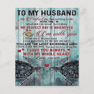 Family Gift | Cute To My Husband Gift Flyer