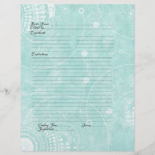 Family Gingerbread Village Christmas Cookbook Page