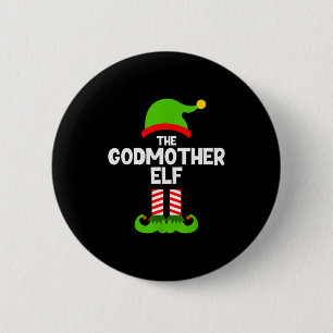 Family Godmother Elf Christmas Matching Pajama Fun 6 Cm Round Badge