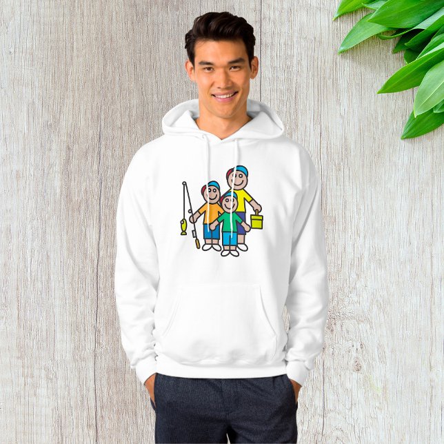 Family Going Fishing Mens Hoodie (Creator Uploaded)
