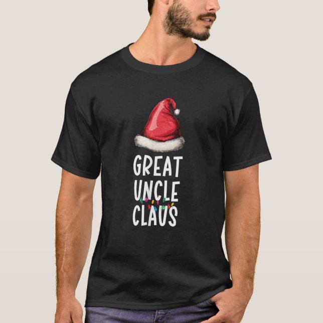 Family Great Uncle Claus Christmas Santa s Pajama  T-Shirt (Front)