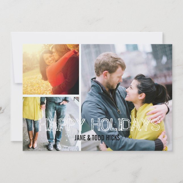 Family Greetings: Holiday Photo Card (Front)