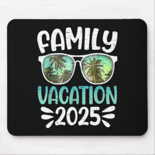 Family Group Matching Summer Beach Trip Mouse Pad