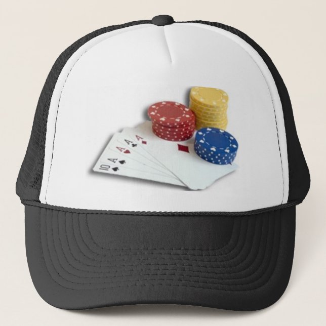 family guy, deadly, gambling-cards-chips trucker hat (Front)