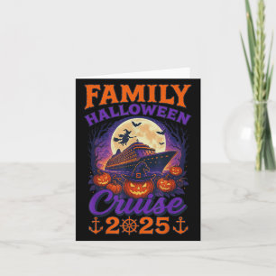 Family Halloween Cruise 2025 Matching Family Cruis Card