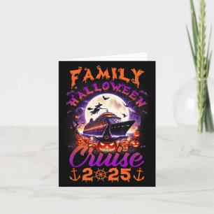 Family Halloween Cruise 2025 Matching Family Cruis Card