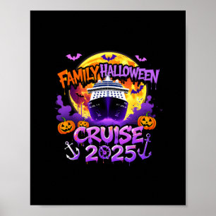 Family Halloween Cruise 2025 Spooky Matching Crew Poster