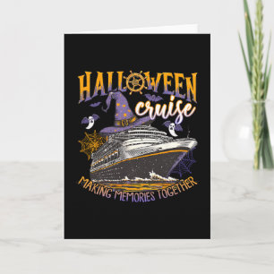 Family Halloween Cruise Matching Family Cruising C Card