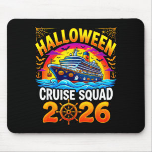 Family halloween cruise squad 2026 costume men mouse pad