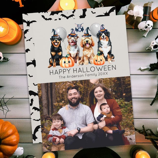 Family Happy Halloween Holiday Card (Creator Uploaded)