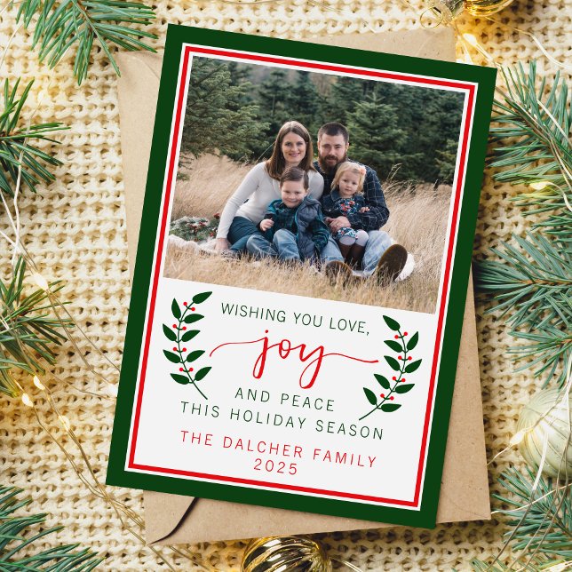 Family Happy Holiday Christmas 2024 Christmas Card (Creator Uploaded)