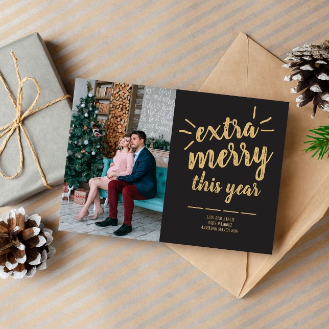 Family Happy Holidays Christmas Photo Card (Creator Uploaded)