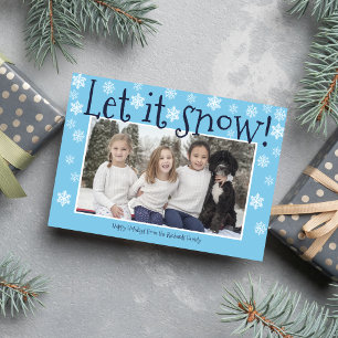 Family Happy Holidays Christmas Photo Card