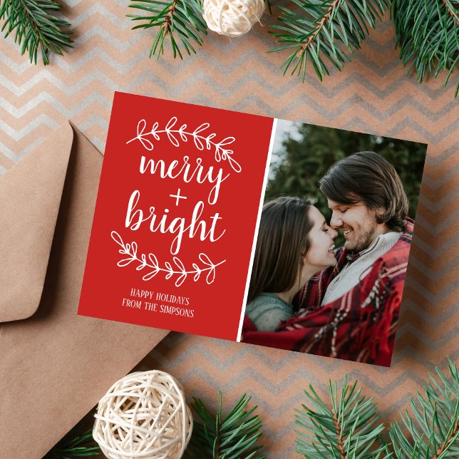 Family Happy Holidays Christmas Photo Card (Creator Uploaded)