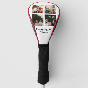Family Heritage Multi Photo Collage Personalised Golf Head Cover