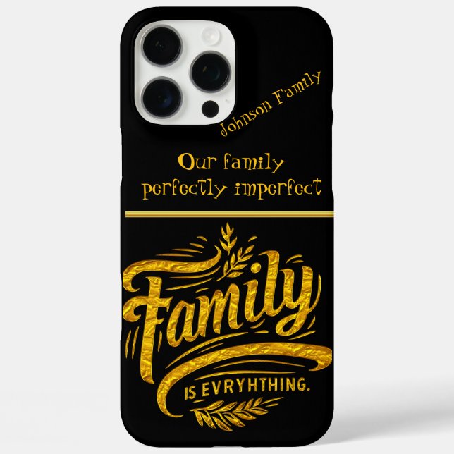 Family Holds the Heart of Every Home Together Case-Mate iPhone Case (Back)