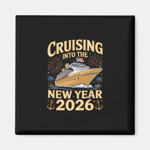 Family Holiday Cruising Into 2026 New Year' Eve Pa Magnet