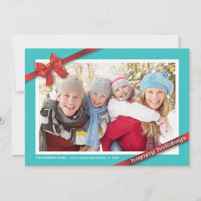 Family Holiday :: Holiday Photo Card (Front)