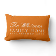 Family Home Orange White