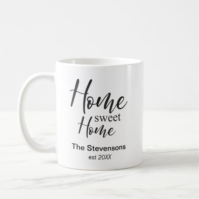 Family Home Sweet Home Coffee Mug (Left)