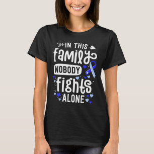 Family Hydrocephalus Awareness Month Brain Blue Ri T-Shirt