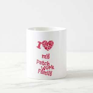 Family - I Love My Patchwork Family Coffee Mug