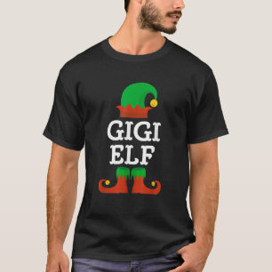 Family I m The Gigi Elf Christmas Matching Pajama  T-Shirt
