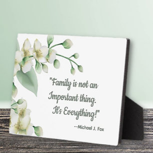 Family Inspired Quote Art  Plaque