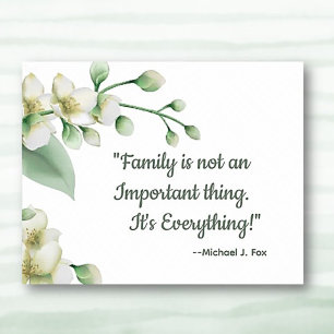 Family Inspired Quote Wall Art Poster