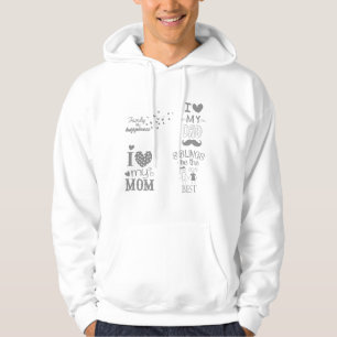 Family Inspired Text Quotes Design Hoodie