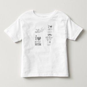 Family Inspired Text Quotes Design Toddler T-Shirt